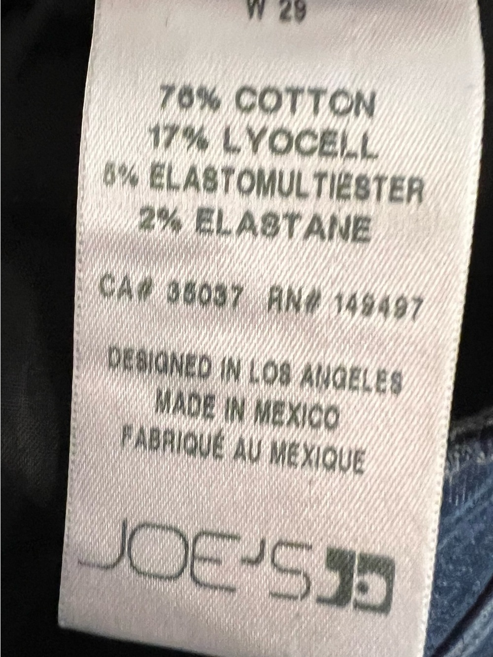 Joe's Jeans Dark Indigo Skinny Jeans - Picture 11 of 11